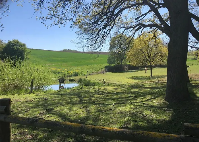 Ferne Und Weite Im Sauerland Blick Ueber Ruhrtal * Barge