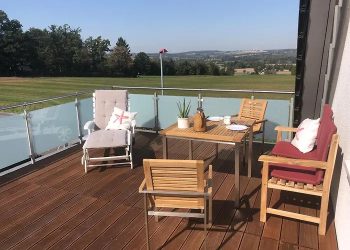 Ferne Und Weite Im Sauerland Blick Ueber Ruhrtal Apartmán