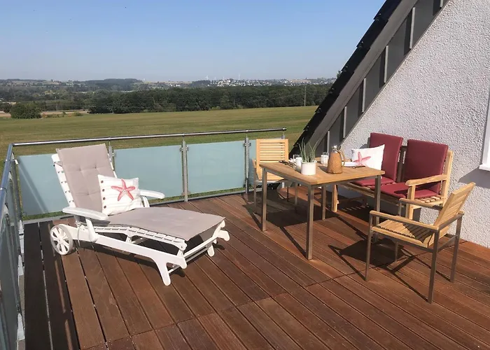 Ferne Und Weite Im Sauerland Blick Ueber Ruhrtal Apartmán Barge
